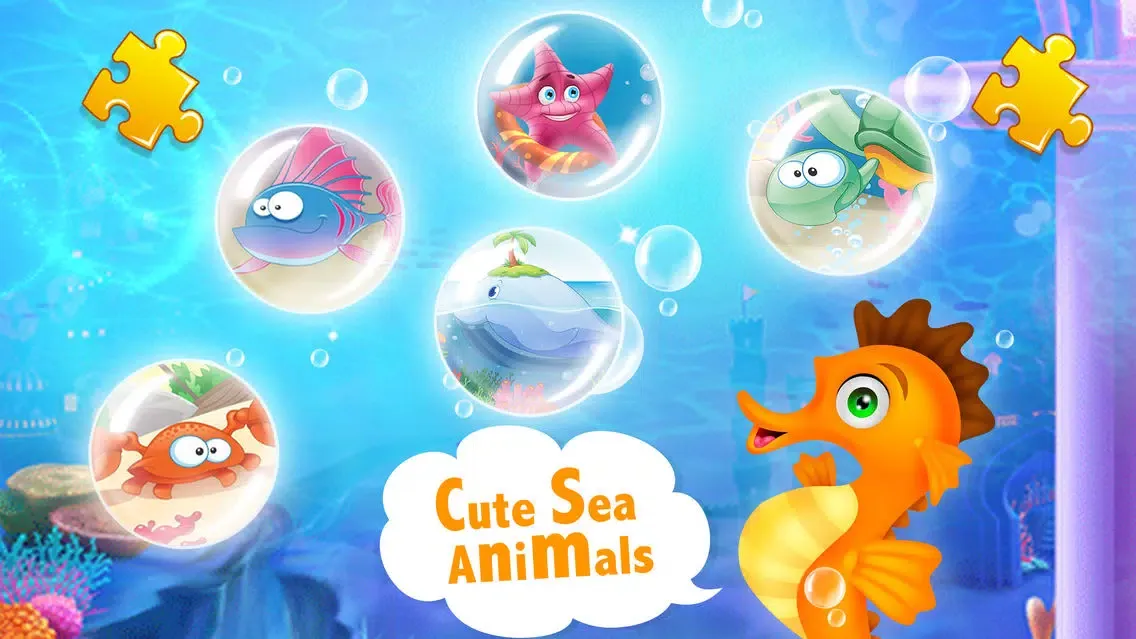 Capturas de pantalla de Sea Animal Jigsaw Puzzle for Kids