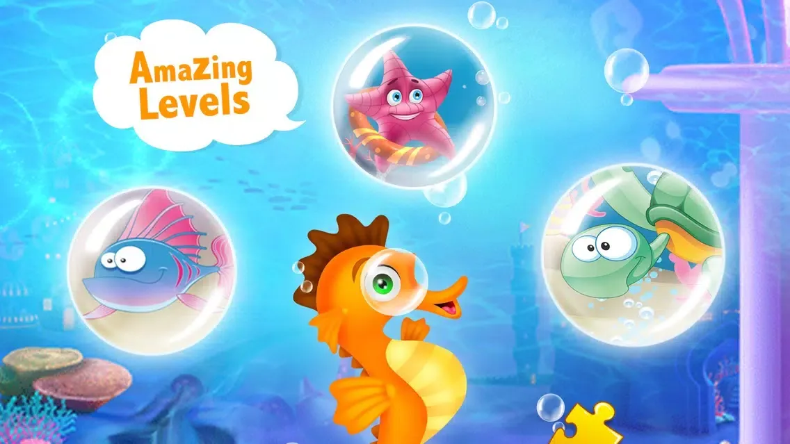 Capturas de pantalla de Sea Animal Jigsaw Puzzle for Kids