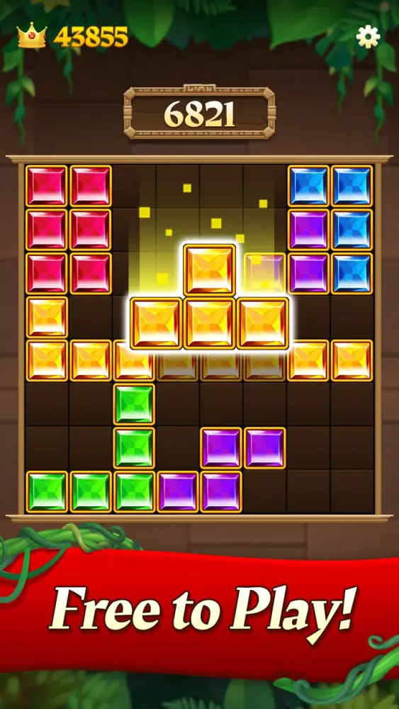 Ảnh chụp màn hình của Gem Block Puzzle