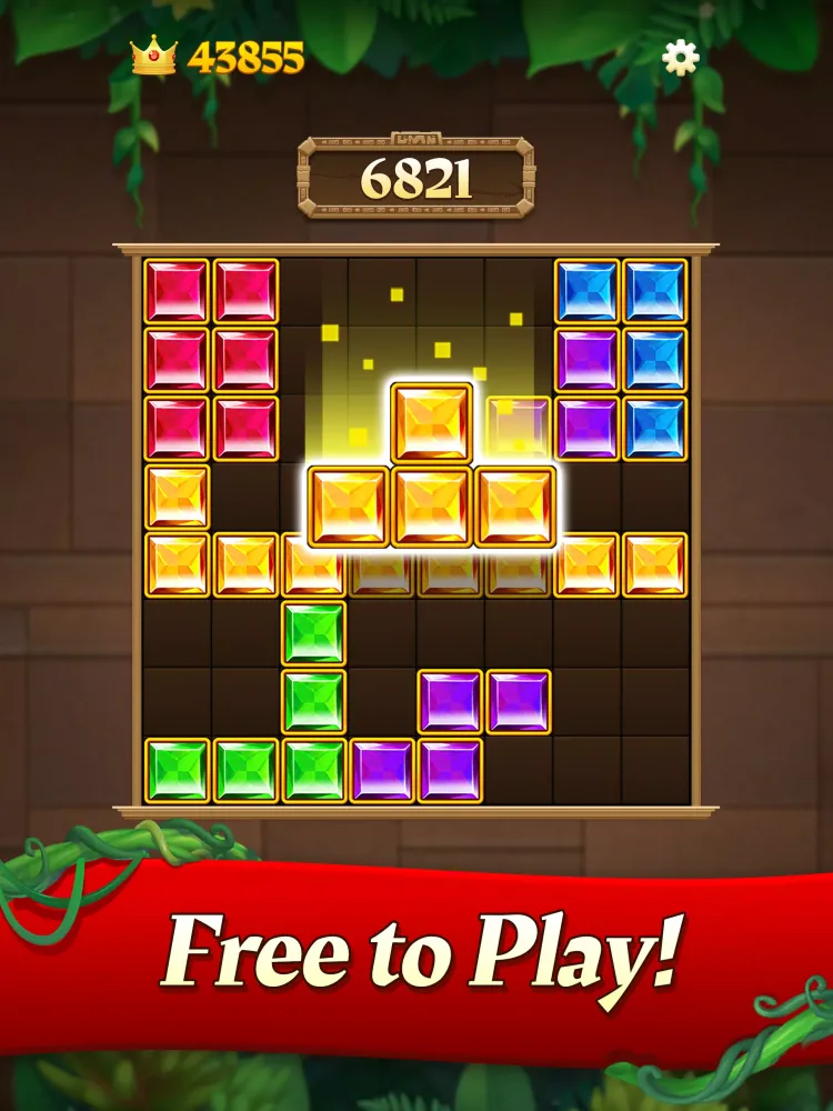 Ảnh chụp màn hình của Gem Block Puzzle
