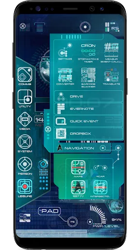 Ảnh chụp màn hình của TREK: Total Launcher Theme