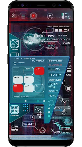 Ảnh chụp màn hình của TREK: Total Launcher Theme