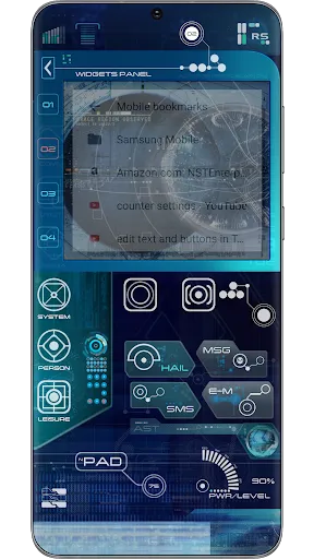 Ảnh chụp màn hình của TREK: Total Launcher Theme
