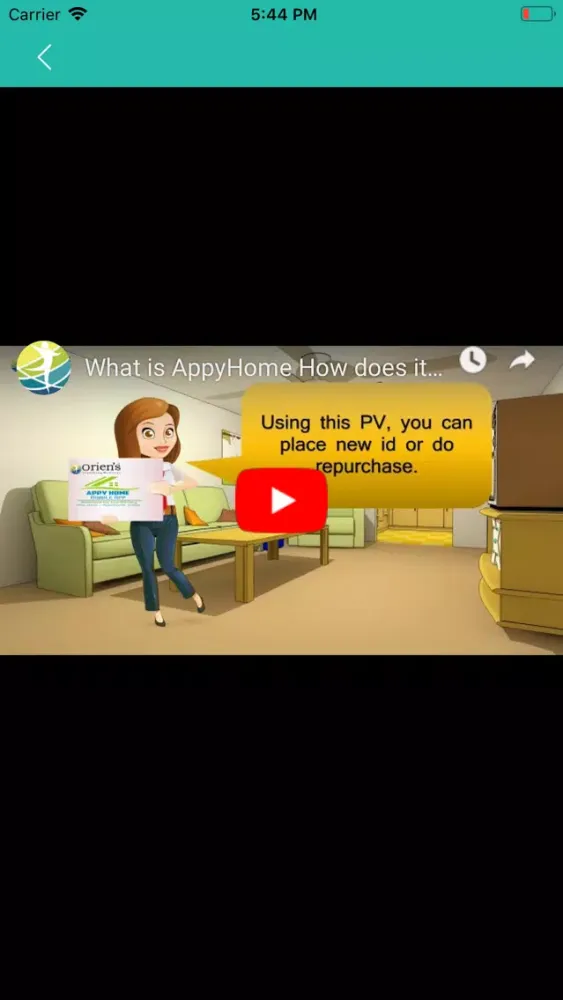 Capturas de tela do AppyHome Oriens