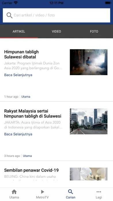 Harian Metro Mobile Screenshots