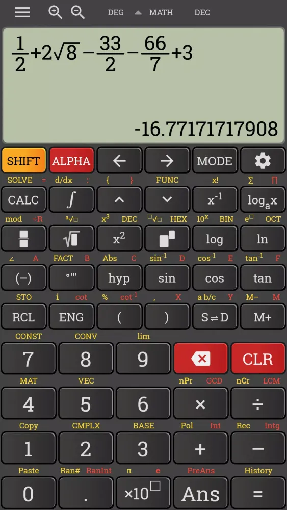 Calc Retro Screenshots