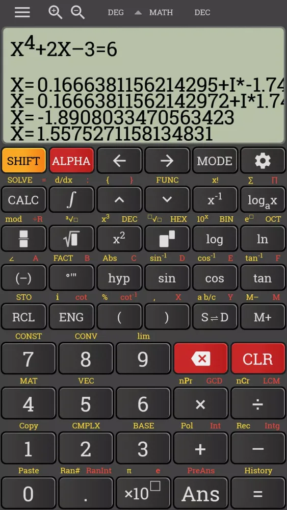 Calc Retro Screenshots