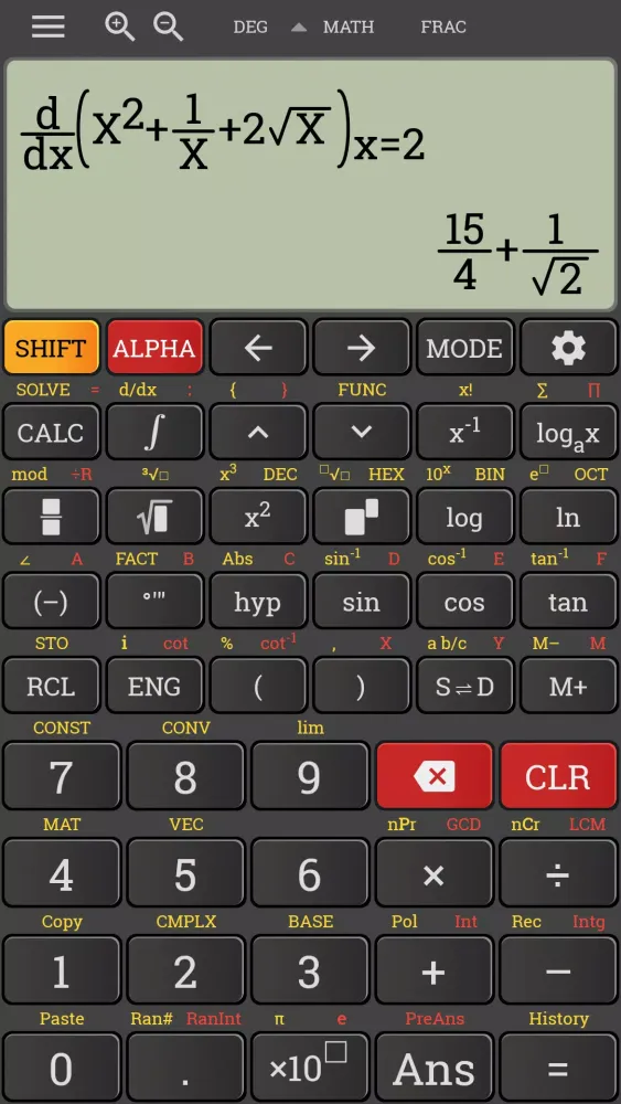 Calc Retro Screenshots
