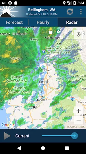 ภาพหน้าจอของ NOAA Weather Unofficial (Pro)