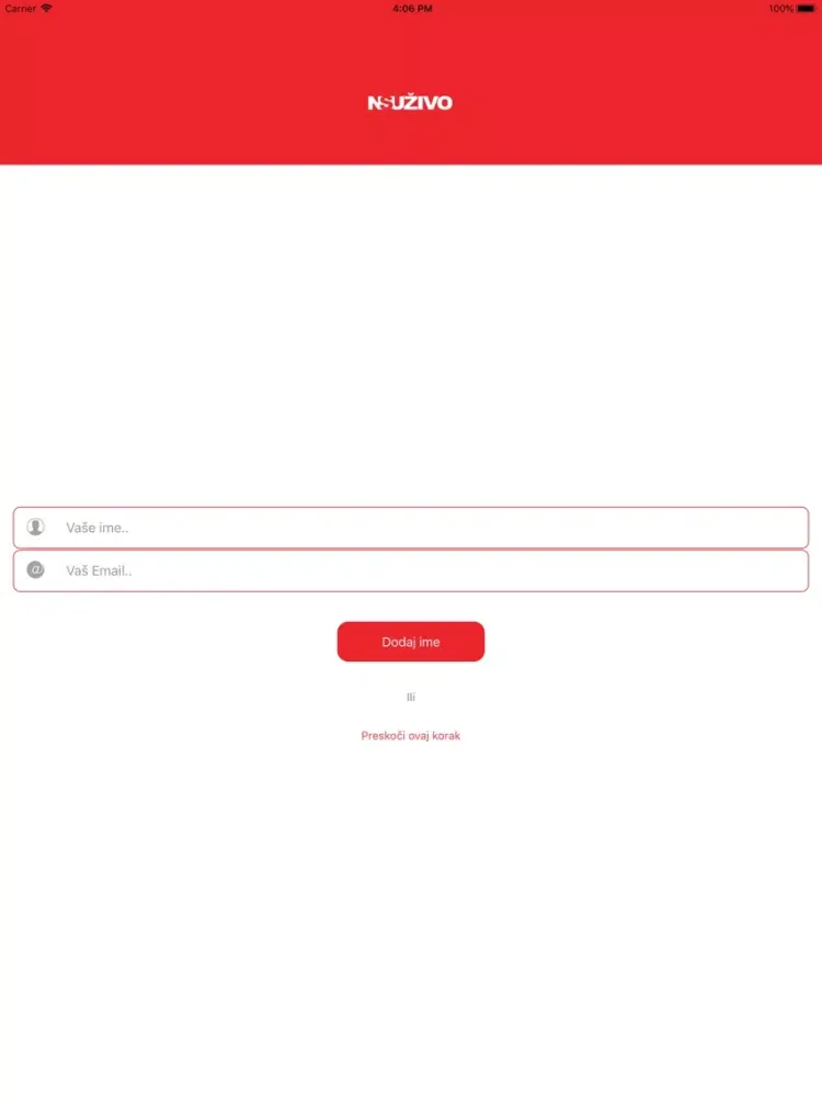 Скриншоты NS Uživo iPad 