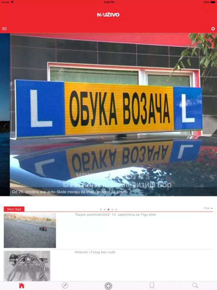 Скриншоты NS Uživo iPad 