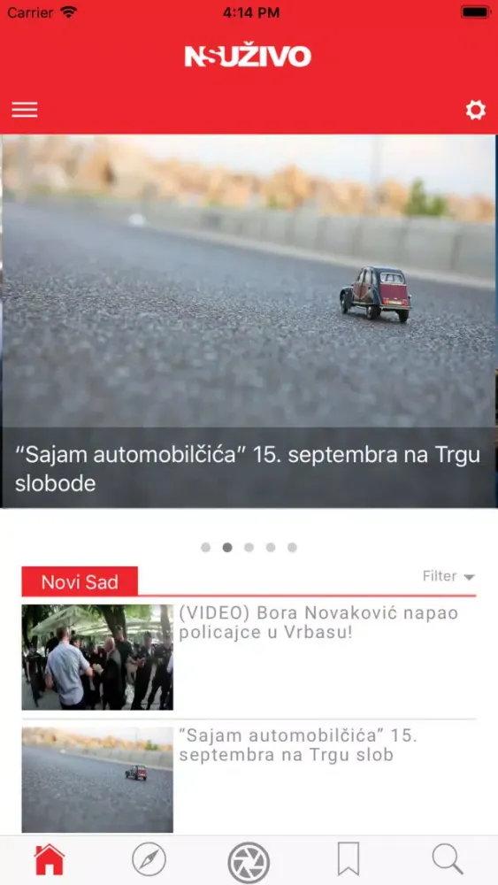 Скриншоты NS Uživo