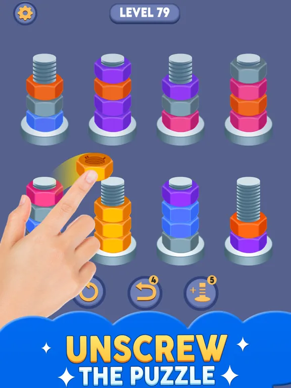 Nuts And Bolts: Screw Sort iPad  스크린샷
