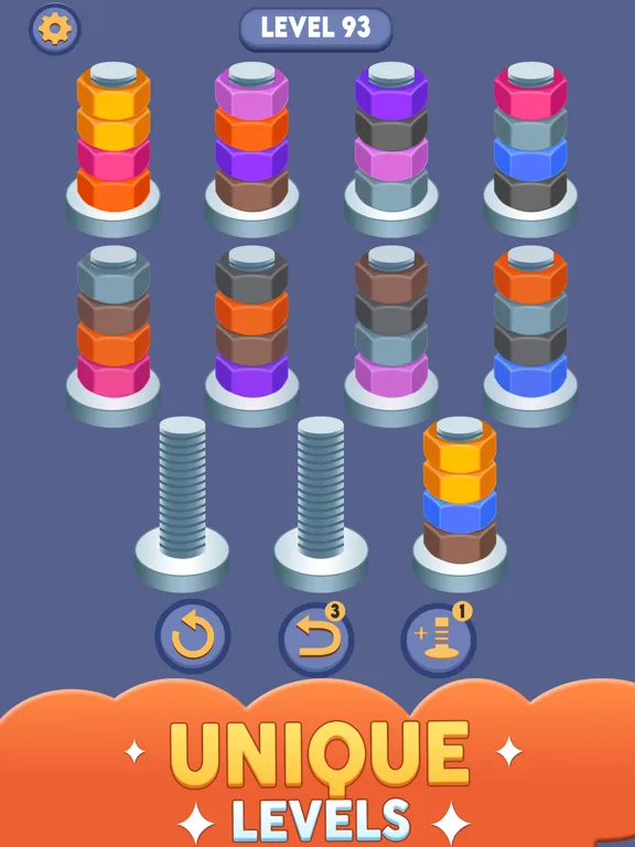 Nuts And Bolts: Screw Sort iPad  스크린샷