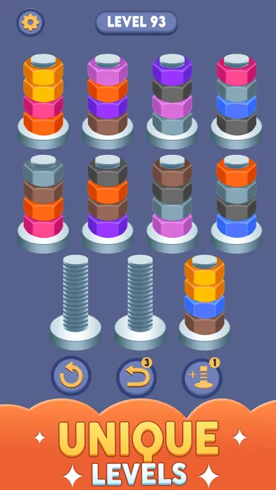 Nuts And Bolts: Screw Sort 스크린샷