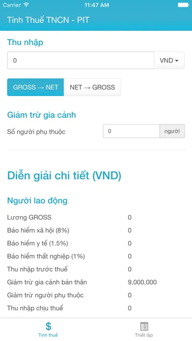 صور Tính Thuế TNCN