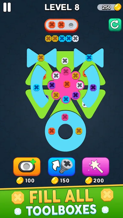 Screw Pin: Sort Nuts And Bolts スクリーンショット