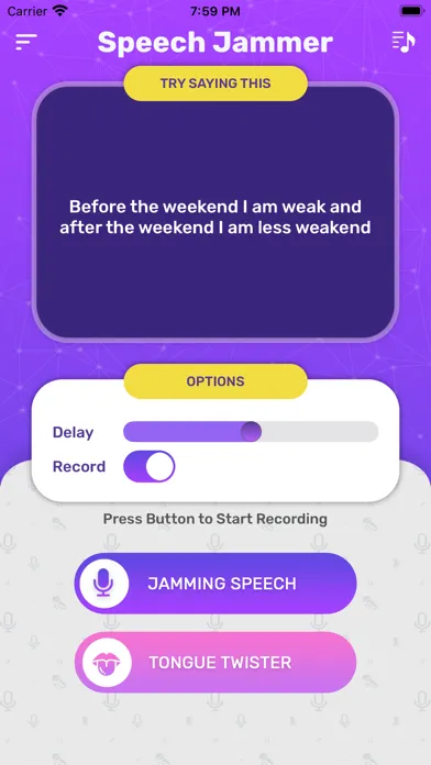 Скриншоты Speech Jammer°