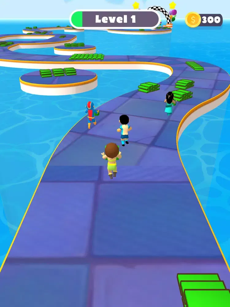 Zrzuty ekranu Stacky Race 3D -Stair Rider.IO iPad 