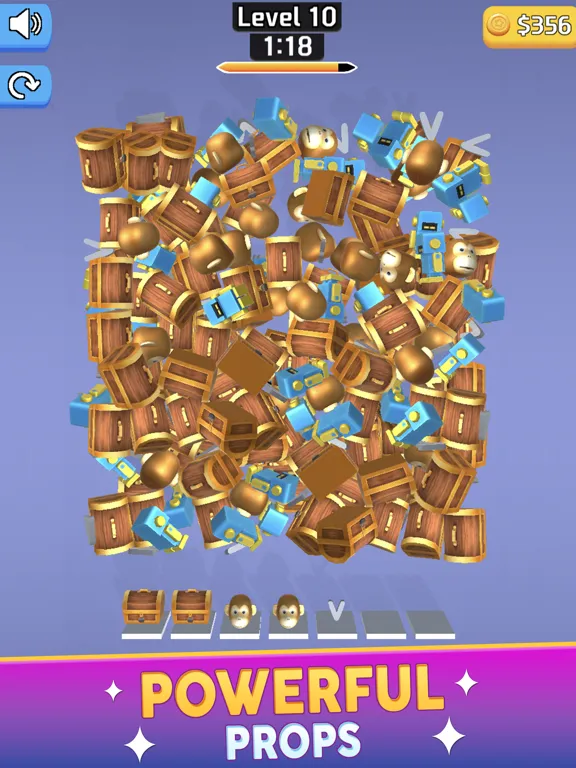 Capturas de pantalla de Triple 3D Match: Goods Factory iPad 