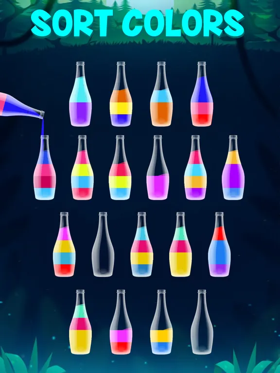 Zrzuty ekranu Water Sort: Color Match Puzzle iPad 