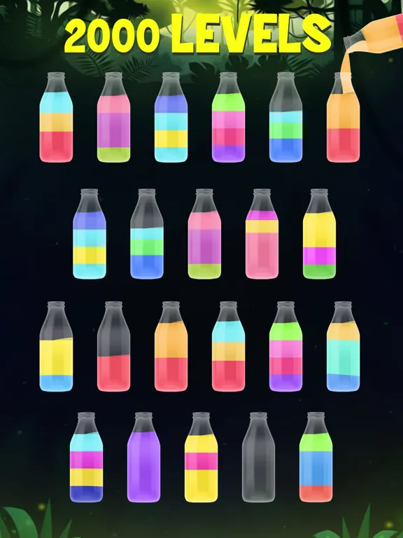 Zrzuty ekranu Water Sort: Color Match Puzzle iPad 