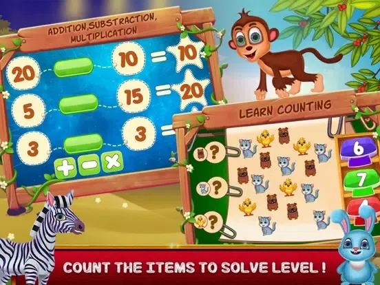 Alphabet Math Educational Game iPad  Screenshots