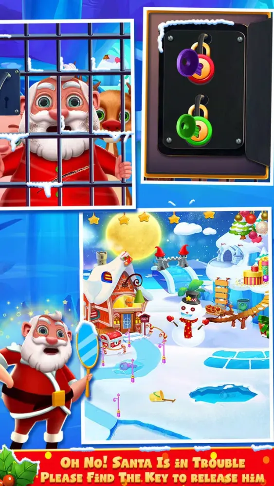 Ảnh chụp màn hình của Xmas Santa Rescue Adventure