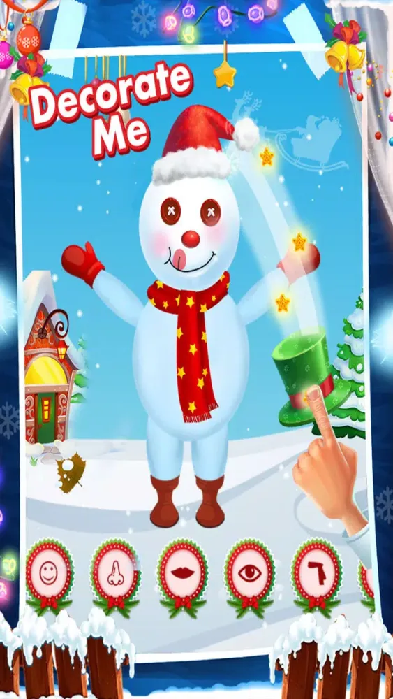 Capturas de pantalla de Snowman Dressup & Xmas Decor