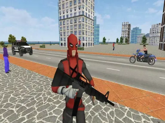 Gangstar Rope Hero Crime City iPad  Screenshots