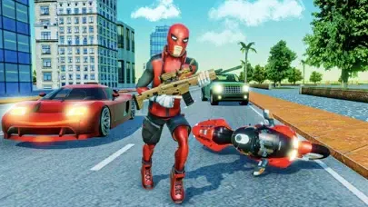 Gangstar Rope Hero Crime City Screenshots