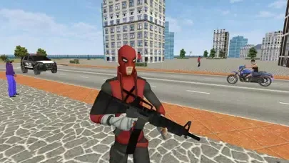 Gangstar Rope Hero Crime City Screenshots