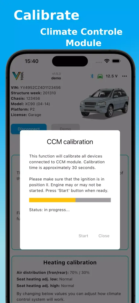 V-Tool OBD Scanner Screenshots