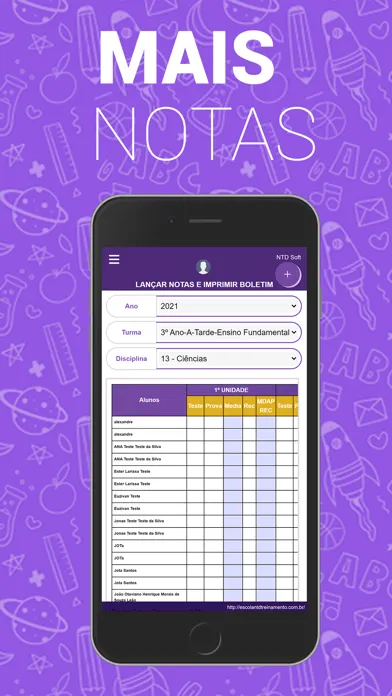 APP do Professor - SGE سکرین شاٹس