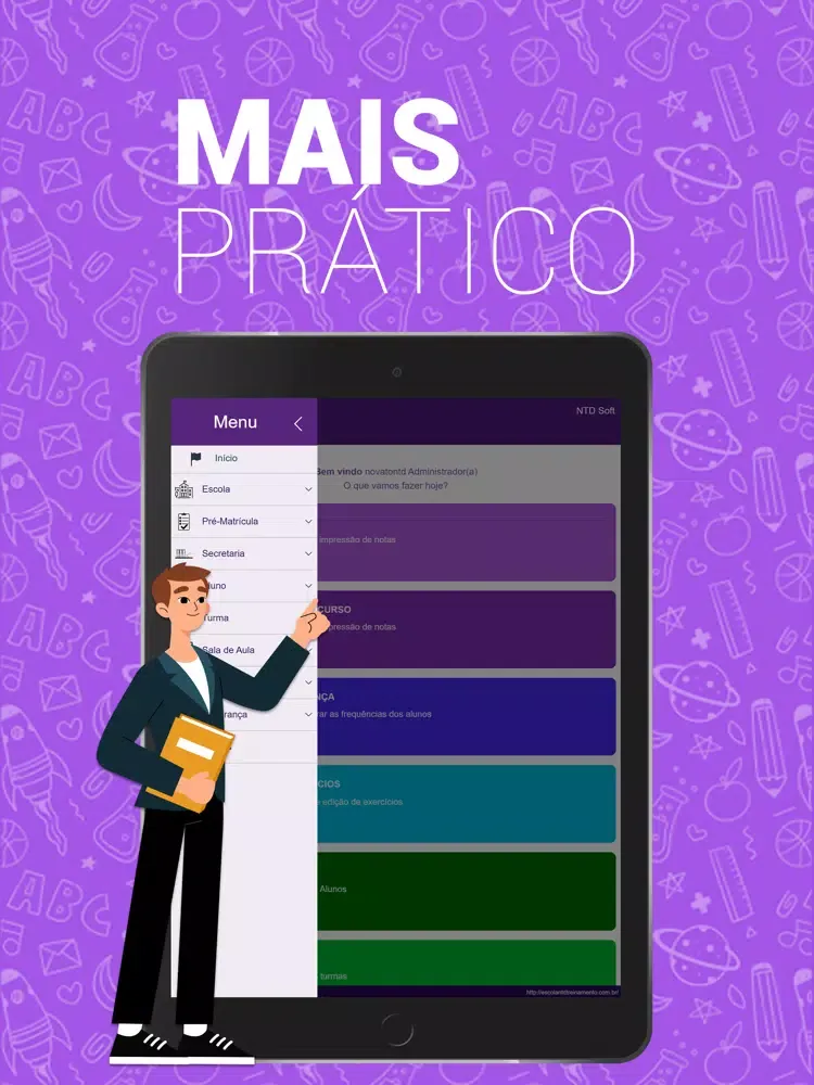 Portal do professor - NTD Soft iPad  Ekran Görüntüleri
