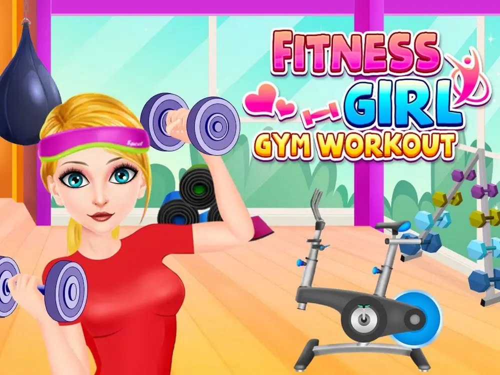 Fitness Girl Gym Workout iPad  Screenshots
