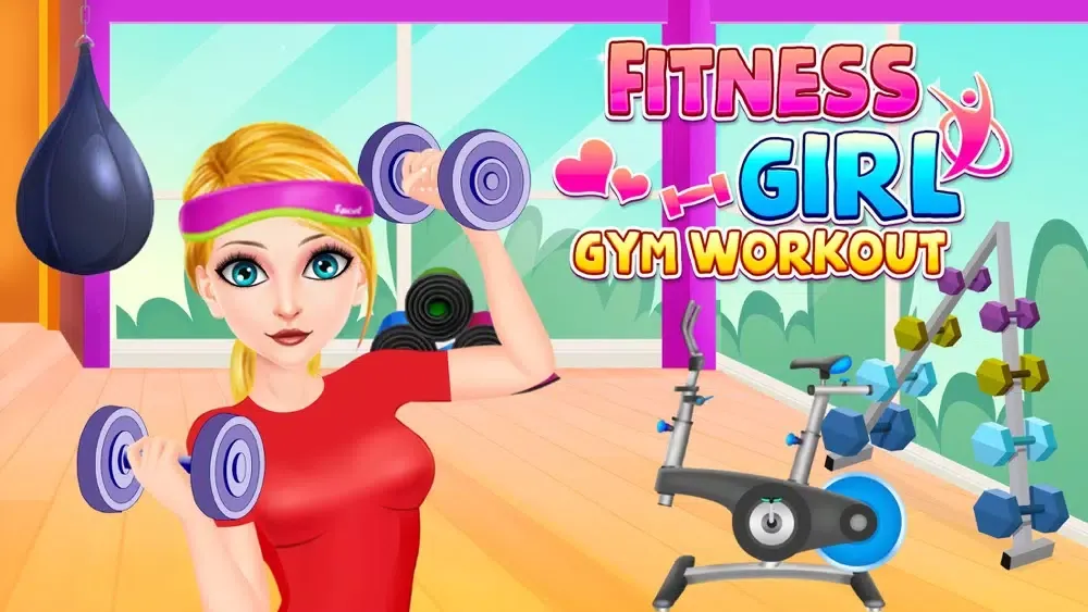 Fitness Girl Gym Workout Screenshots