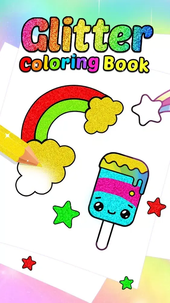 Glitter Coloring Book应用截图