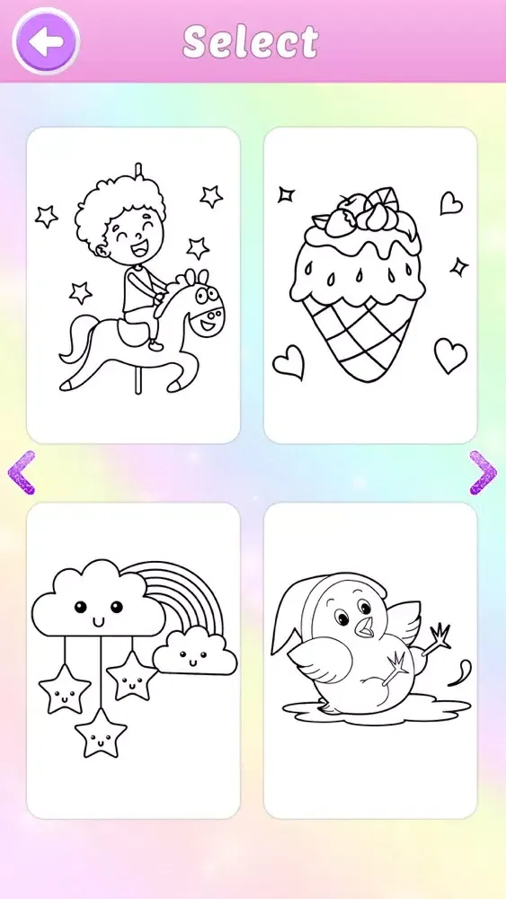 Glitter Coloring Book应用截图