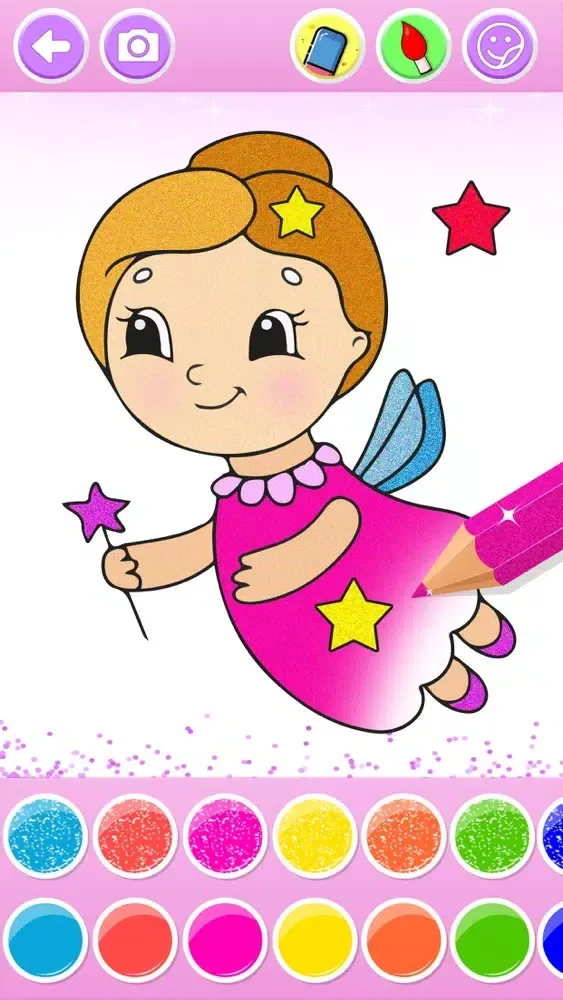 Glitter Coloring Book应用截图