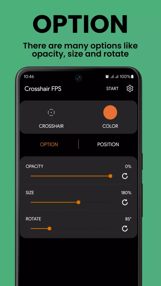 ภาพหน้าจอของ Crosshair for FPS Games