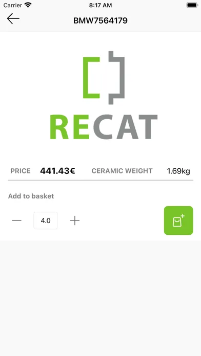 Скриншоты RECAT Catalogue