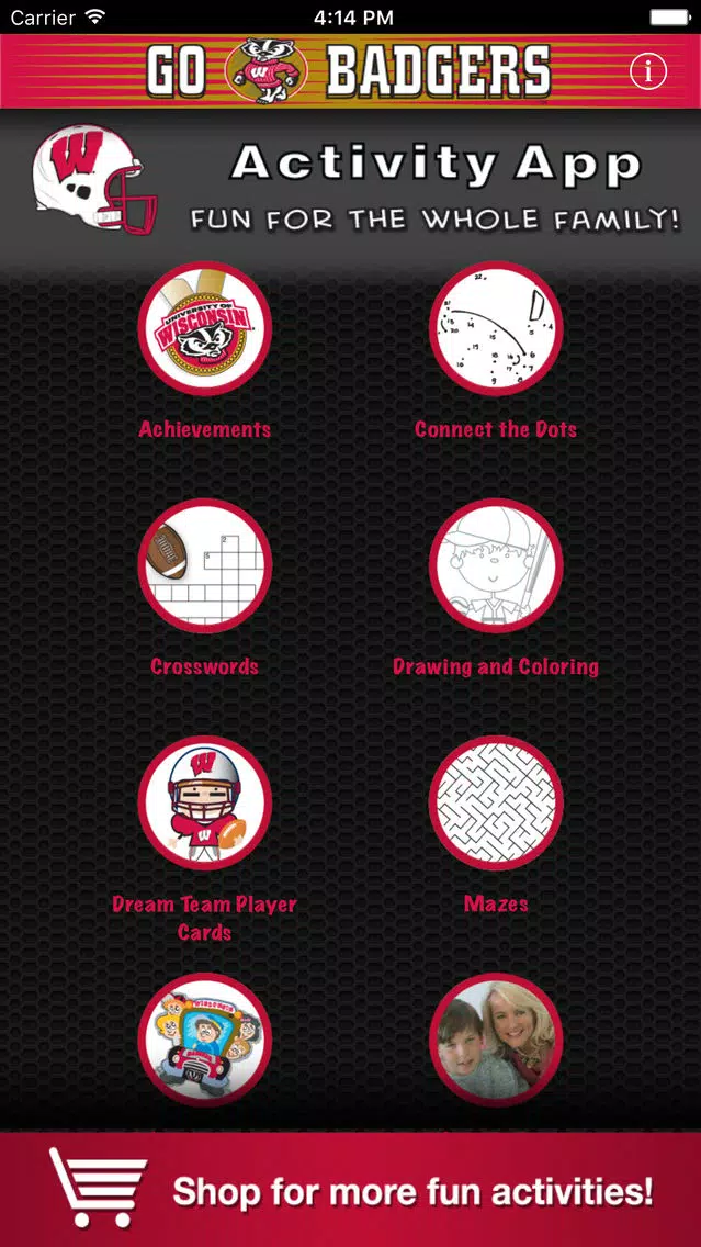 Скриншоты Go Badgers Activities