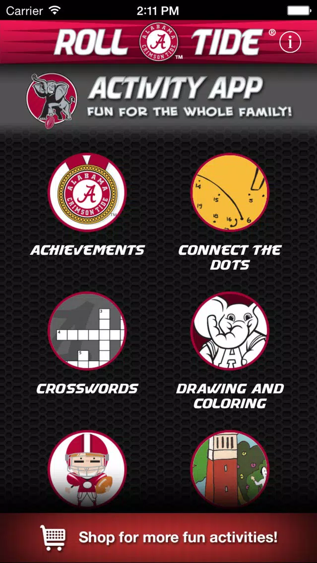 Tangkapan skrin Roll Tide® Activities