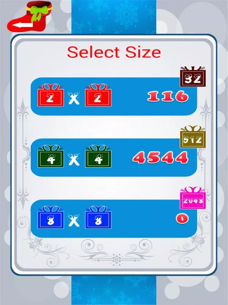 2048 Christmas HD iPad  سکرین شاٹس