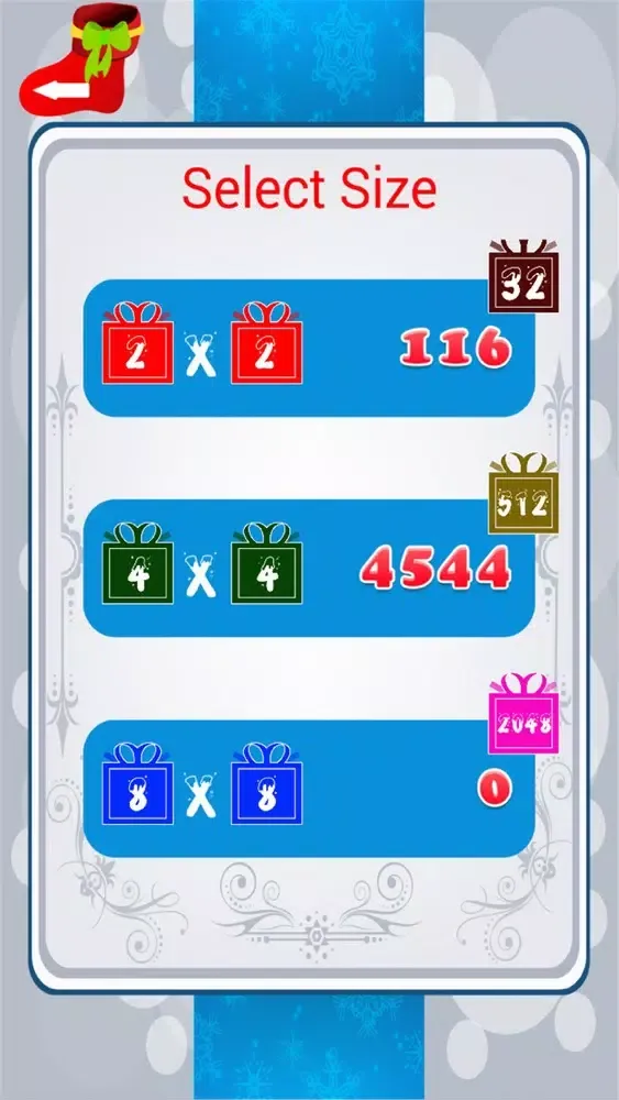 2048 Christmas HD سکرین شاٹس
