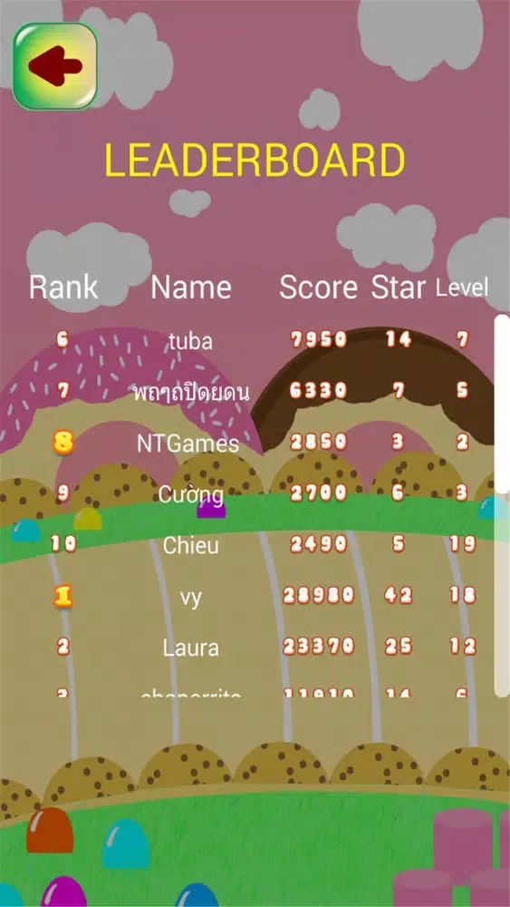 Capturas de tela do Colorful Candy Jewel FREE