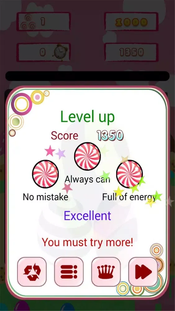 Capturas de tela do Colorful Candy Jewel FREE