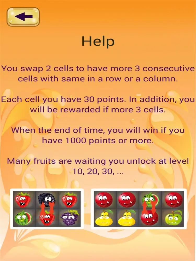 Ảnh chụp màn hình của Mutiny Fruit FREE iPad 