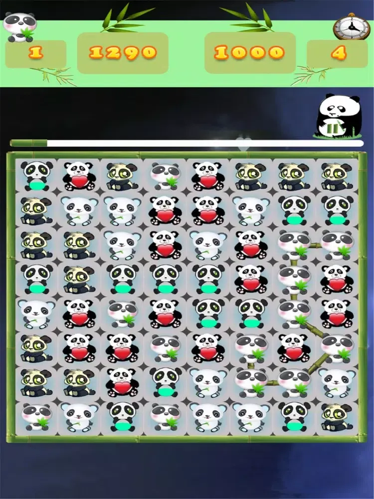 Tangkapan layar Line Panda FREE iPad 